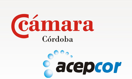 Logos de la Camára de Comercio y ACEPCOR